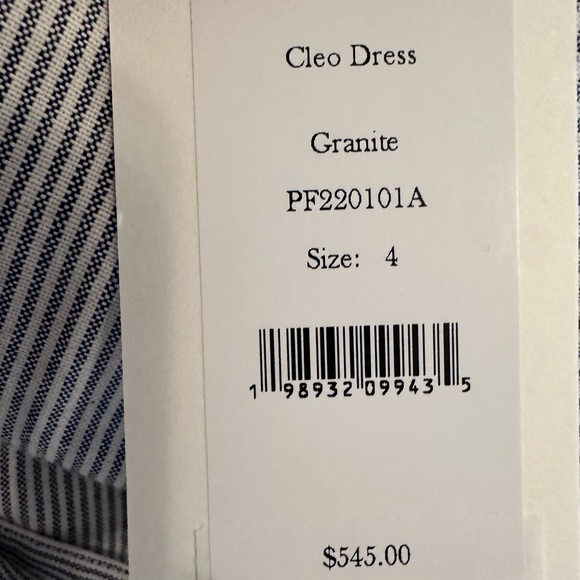 NWT Ulla Johnson Cleo Dress in Granite Size 4 - Picture 8 of 8